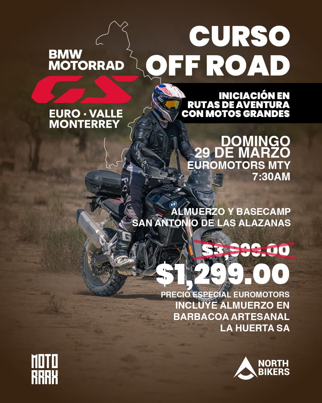 Rodada adventure: Curso Off Road