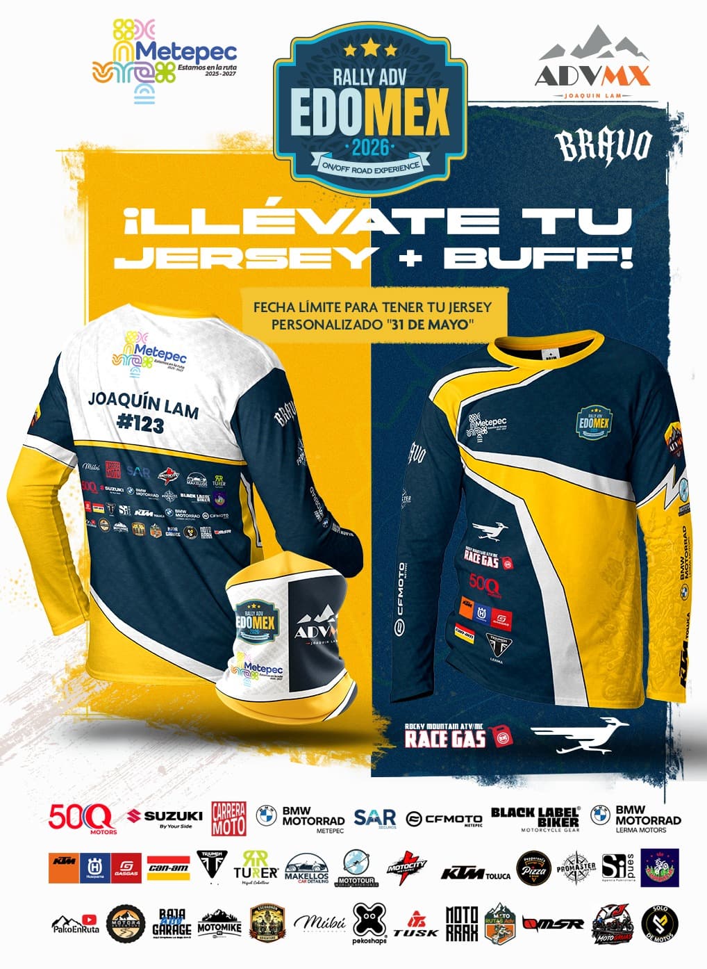 Jersey Adicional Oficial del Rally