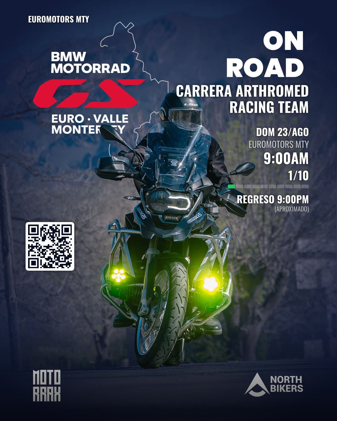 Rodada adventure: Carrera Arthromed Racing Team