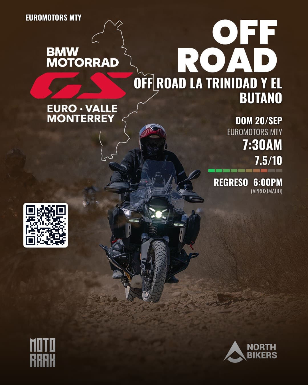 Rodada adventure: Off Road La Trinidad y El Butano